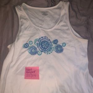 Lane Bryant white tank